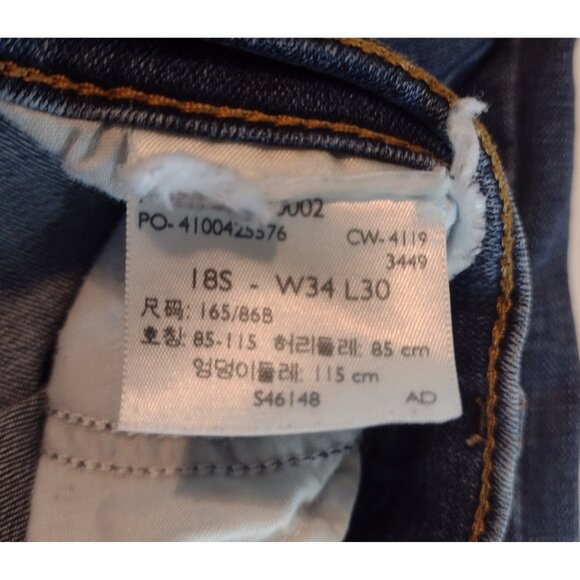 Levi's Classic Bootcut High Rise Jeans Women's 18 Embroidered Pockets Stretch - Picture 8 of 8